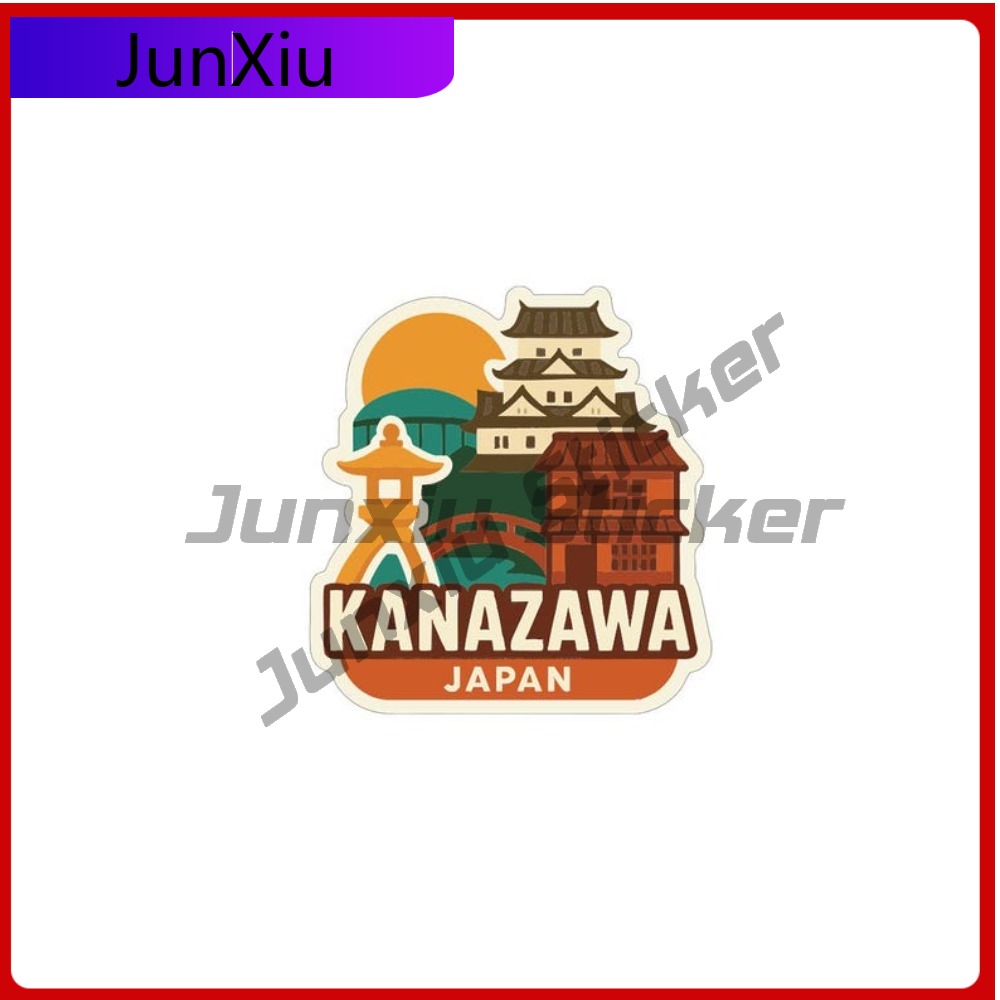 Car Accessories Japan - Kanazawa Japan City Sticker Accessory Vinyl