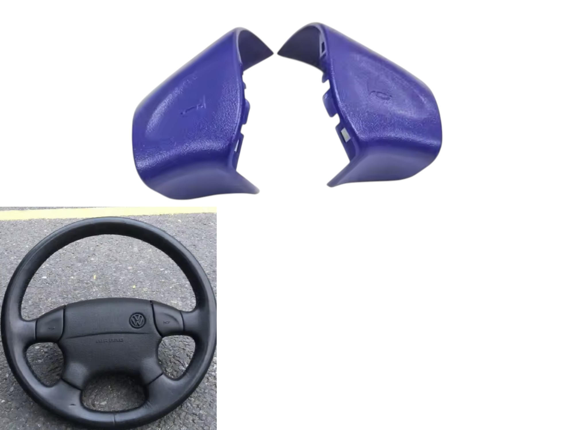 Steering Wheel Cover - 1 Pair Steering Wheel Horn Replacement