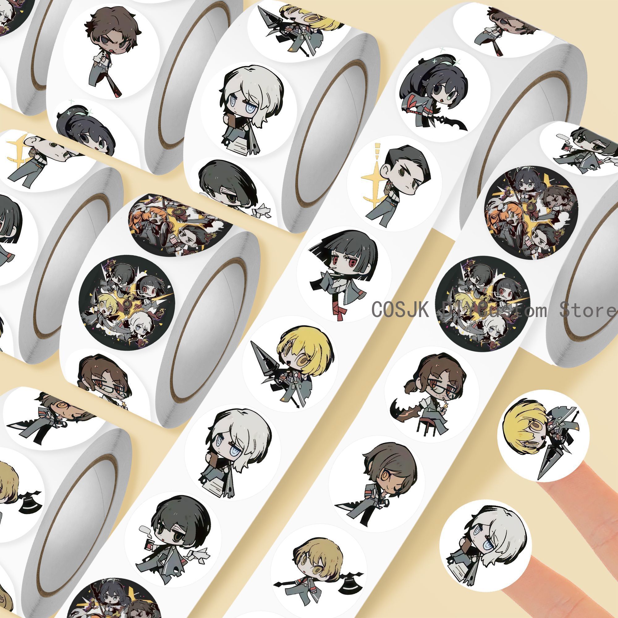 Car Accessories Gifts - 500Pc/Roll Anime Limbus Company Yi Sang