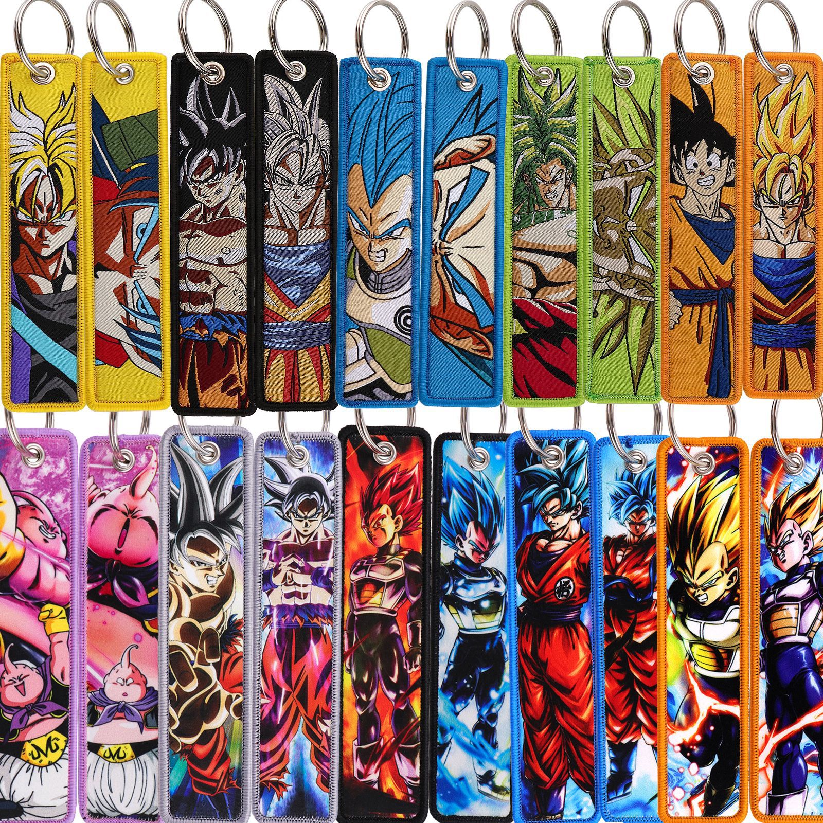 Car Accessories Japan - Dragon Ball Keychain, Woven Label Tag