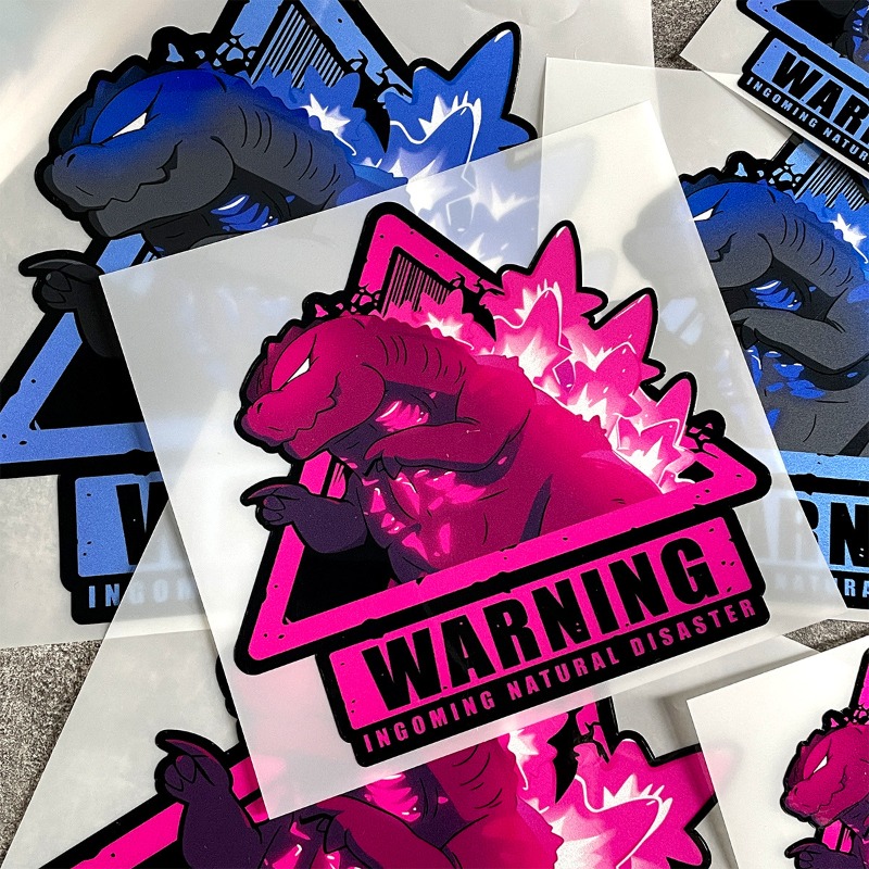 Car Accessories Gifts - Hot Selling Car Stickers Monsters Godzilla