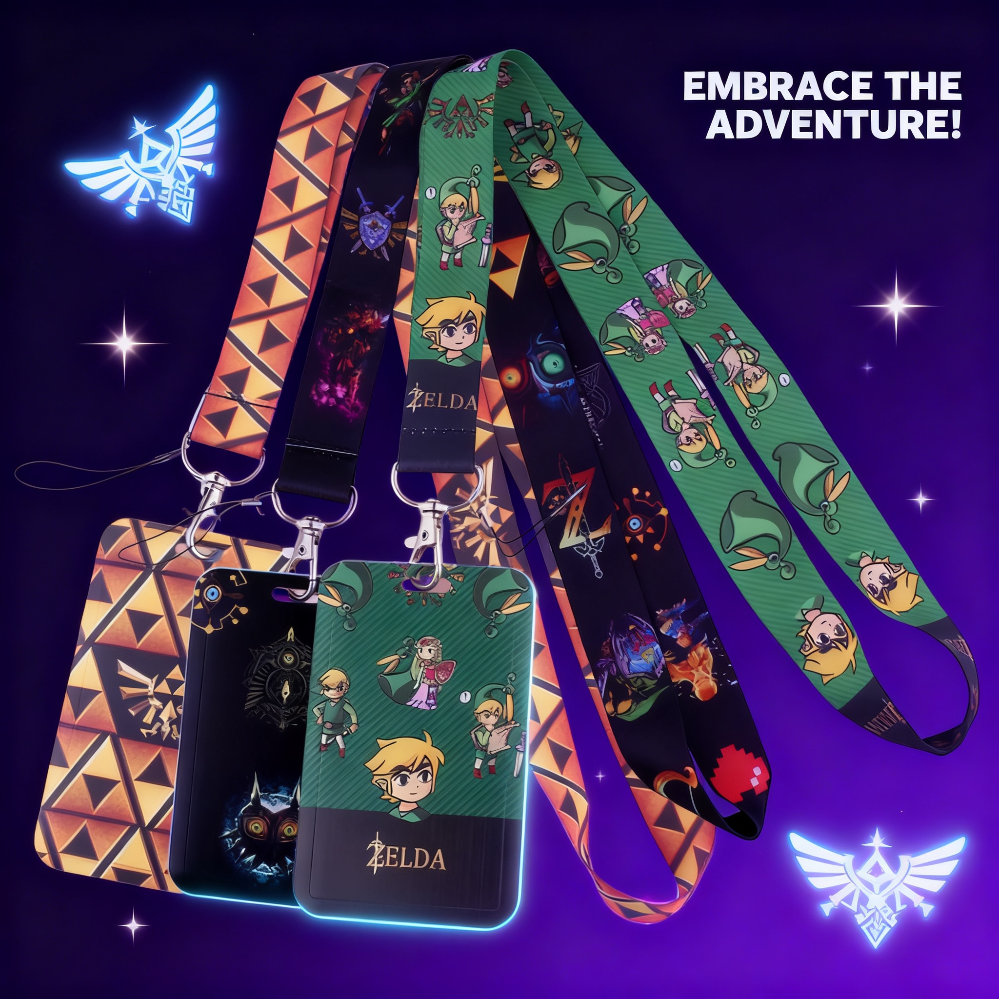 Car Accessories Japan - Cartoon Game Lanyards for Key Neck