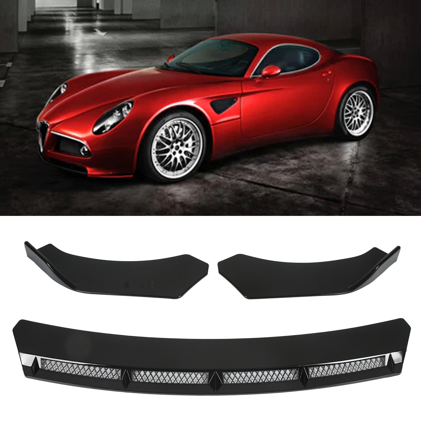 3pcs Car Front Bumper Lip Spoi - Car Accessories Lipa 리뷰 및 가격