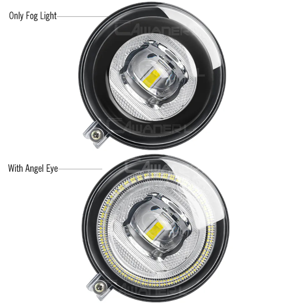 2 X Car LED Fog Light Angel Ey - Car Accessories Xcent 리뷰 및 가격