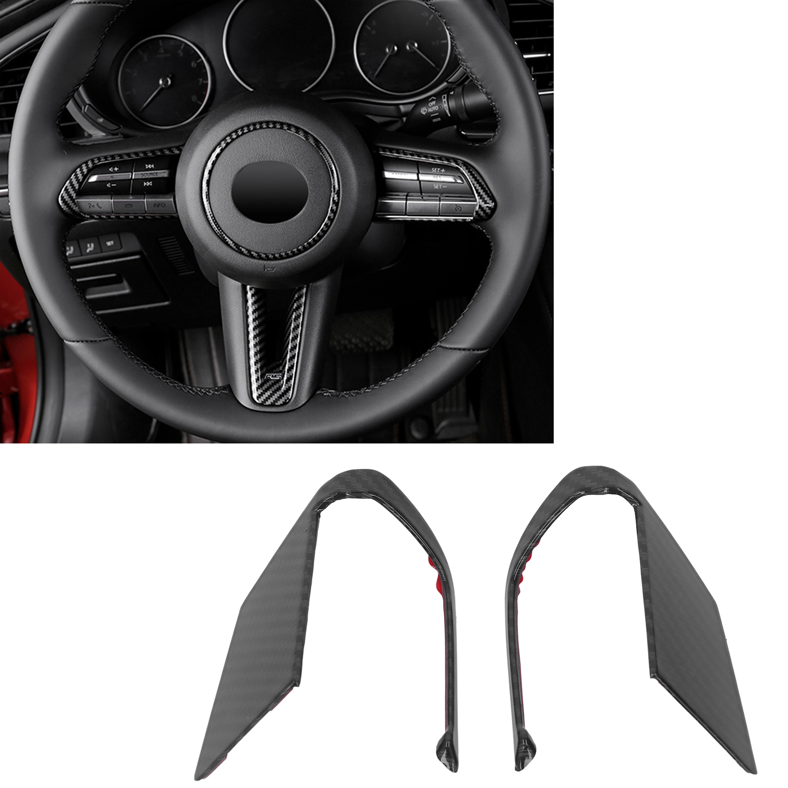 Carbon Fiber Steering Wheel Bu - Steering Wheel Cover 리뷰 및 가격