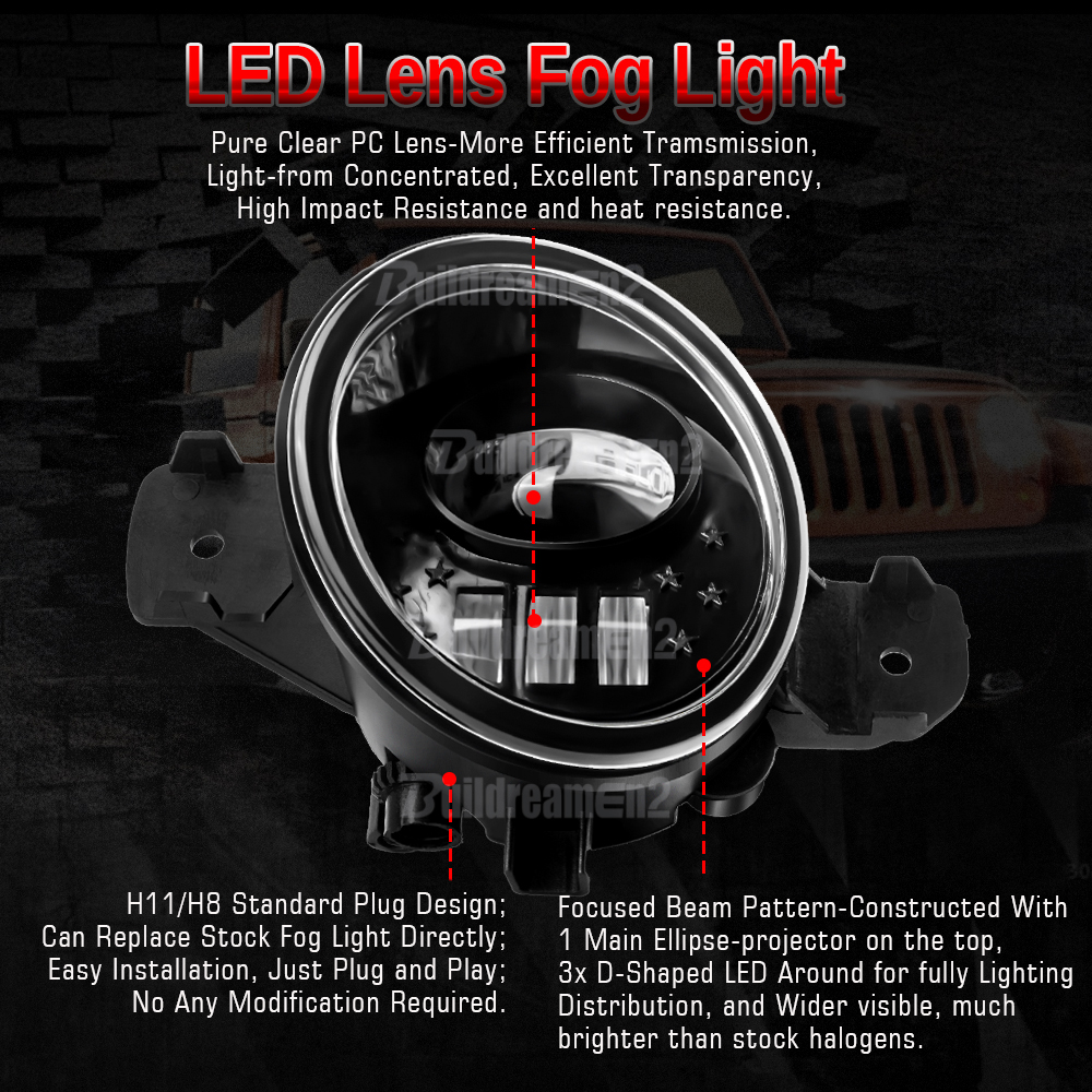 2 X 30W Car Right + Left LED L - Car Accessories Xcent 리뷰 및 가격