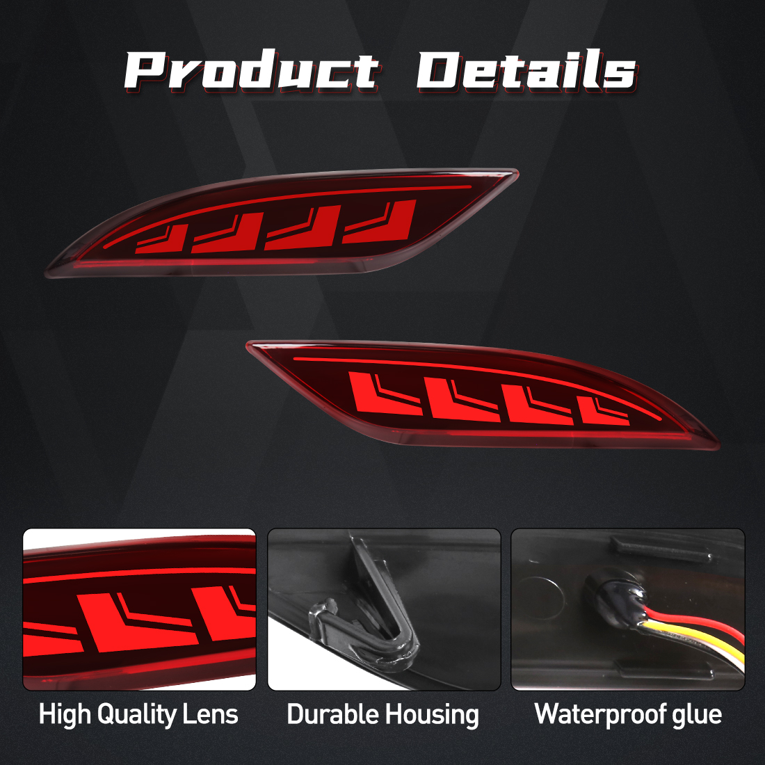LED Rear Bumper Lights For Che - Car Accessories Xl 리뷰 및 가격