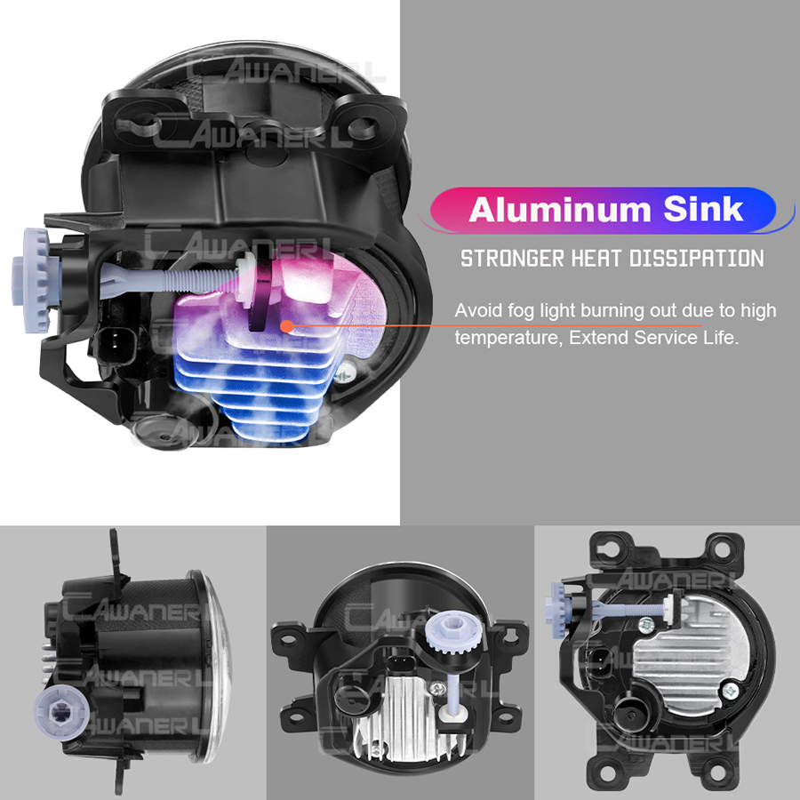 2 X Adjustable Car LED Fog Lig - Car Accessories Xcent 리뷰 및 가격