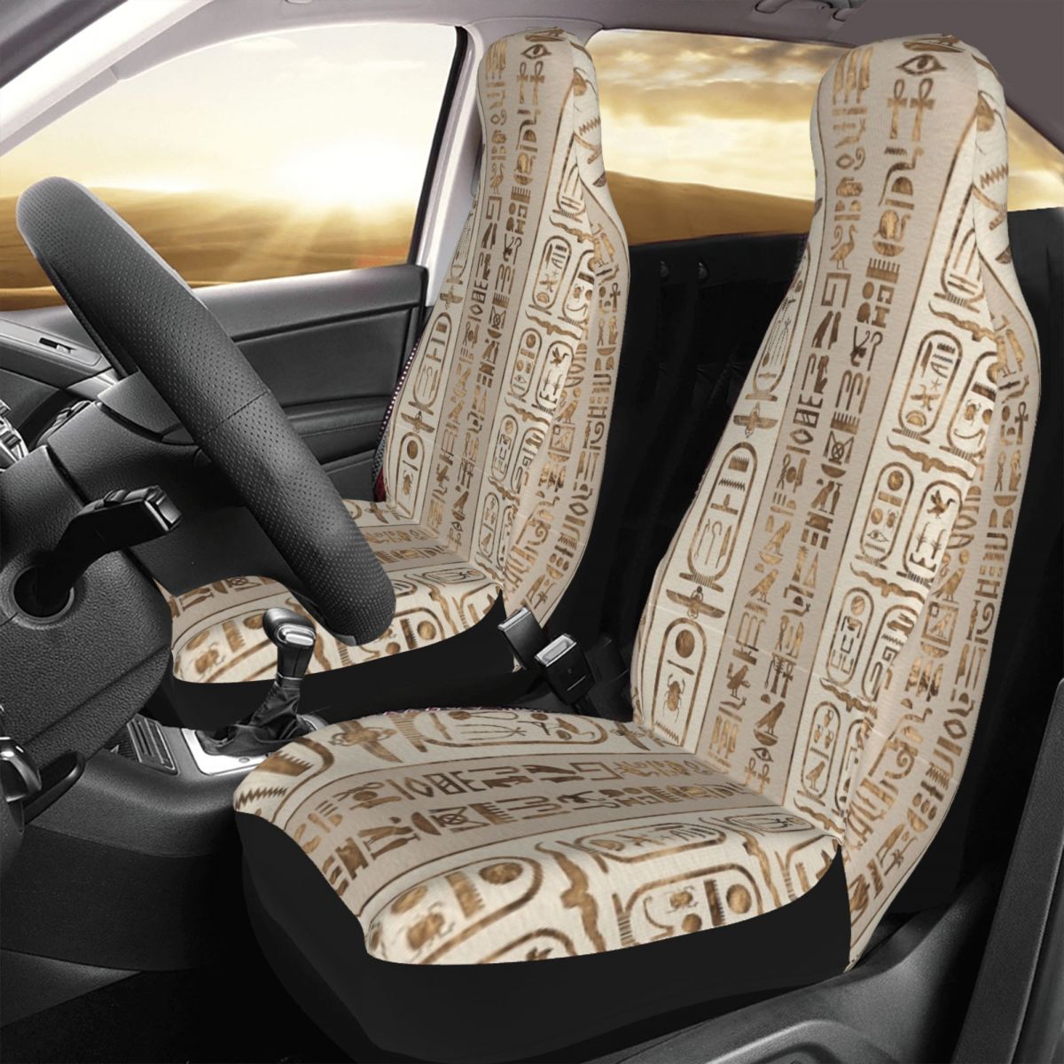 Hieroglyphs Ethnic Universal C - Car Accessories Egypt 리뷰 및 가격