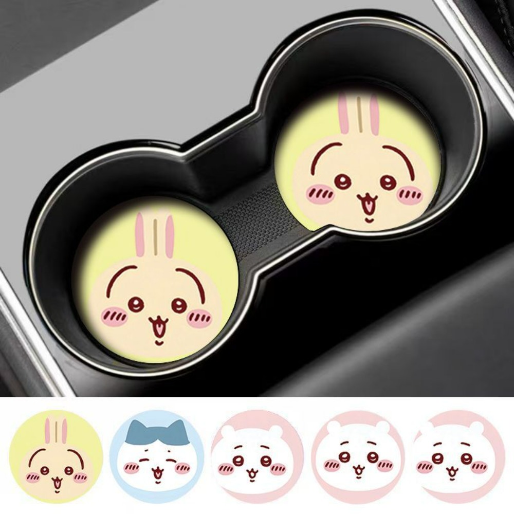 2pcs Chiikawa Car Anti Slip Cu - Car Accessories Japan 리뷰 및 가격