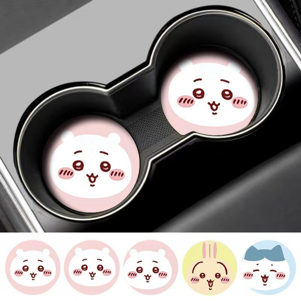 2pcs Chiikawa Car Anti Slip Cu - Car Accessories Japan 리뷰 및 가격