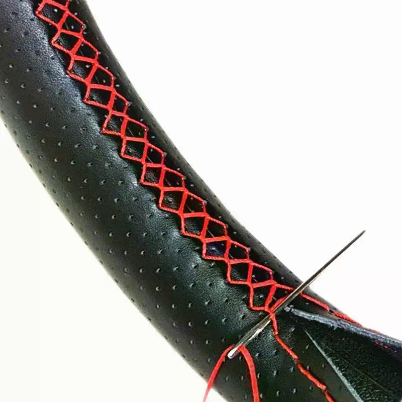 Hand Sewn Car Steering Wheel P - Steering Wheel Cover 리뷰 및 가격