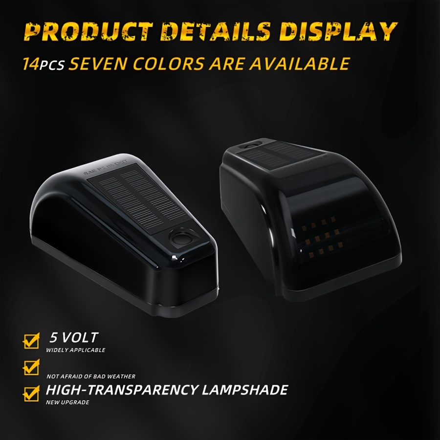 Portable Solar LED Smoke Roof  - Car Accessories Light 리뷰 및 가격