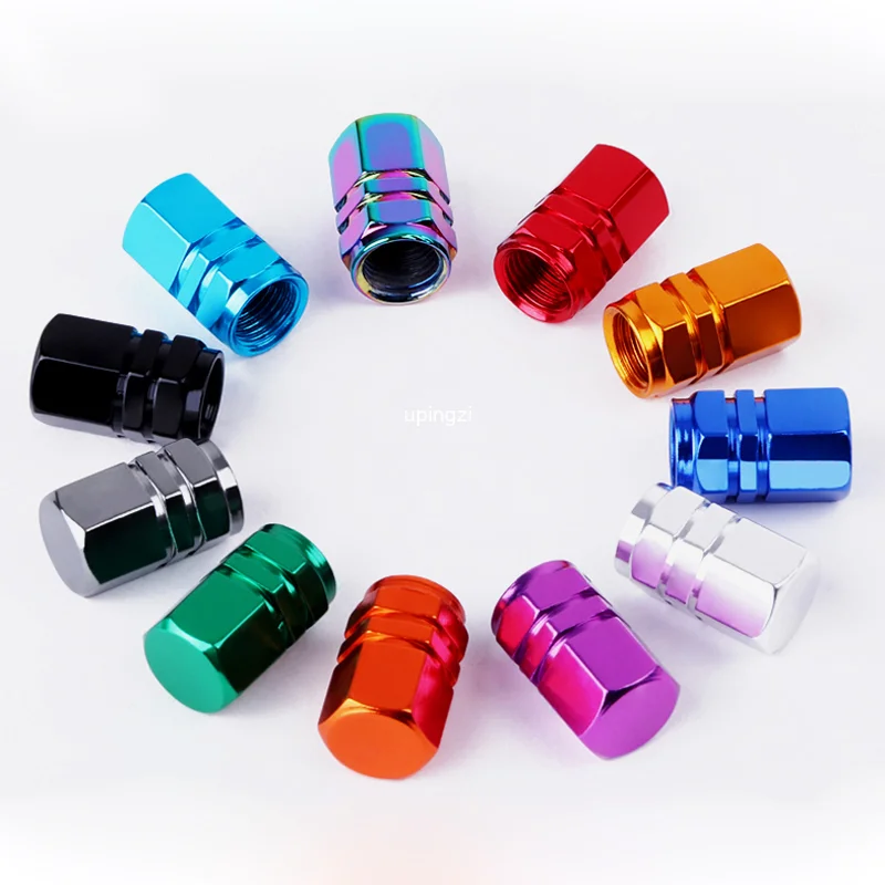 4Pcs Aluminum Tire Valve Caps  - Steering Wheel Cover 리뷰 및 가격