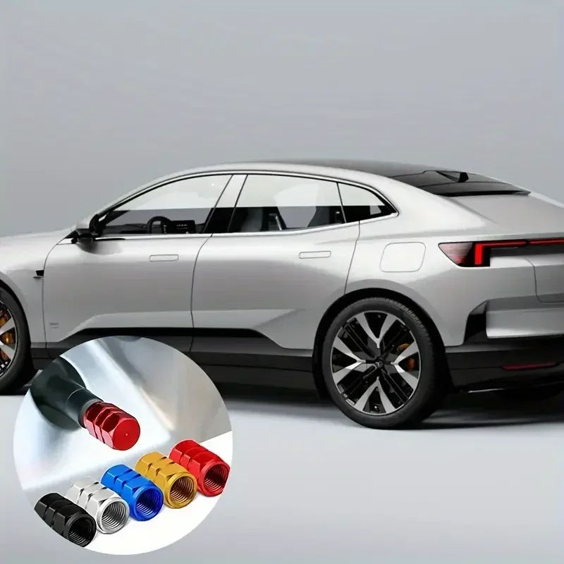 4Pcs Aluminum Tire Valve Caps  - Steering Wheel Cover 리뷰 및 가격