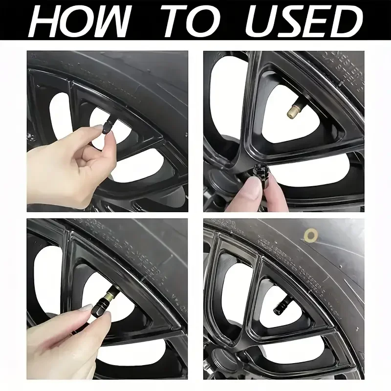 4Pcs Aluminum Tire Valve Caps  - Steering Wheel Cover 리뷰 및 가격