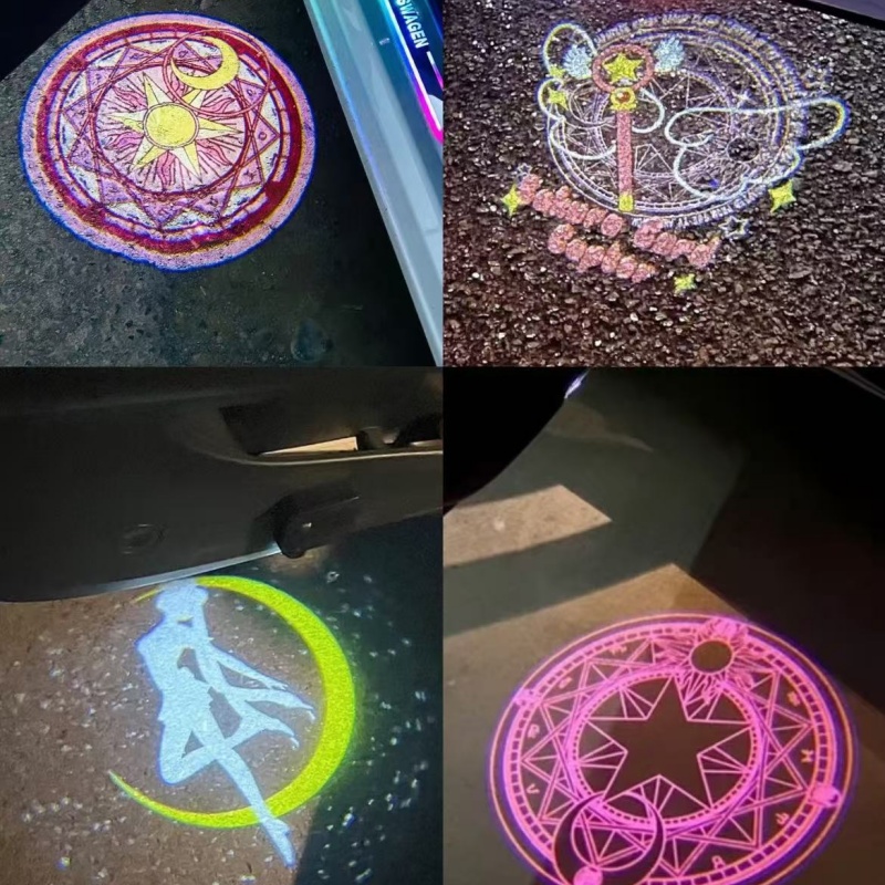 Sailor Moon Anime Car Welcome  - Car Accessories Light 리뷰 및 가격