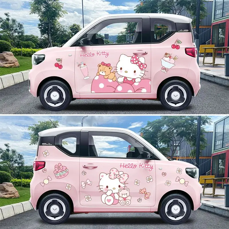 Hello Kitty Car Sticker Cover  - Car Accessories Japan 리뷰 및 가격