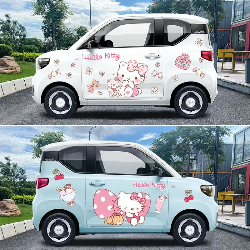 Hello Kitty Car Sticker Cover  - Car Accessories Japan 리뷰 및 가격