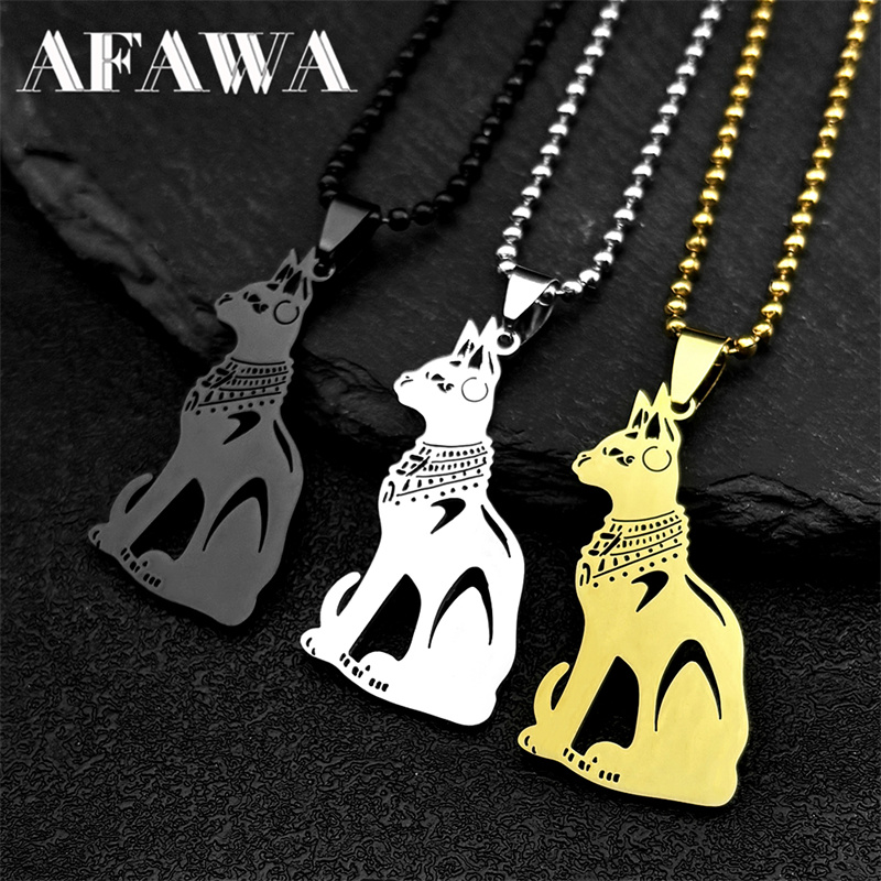 Stainless Steel Egypt Cat Bast - Car Accessories Egypt 리뷰 및 가격