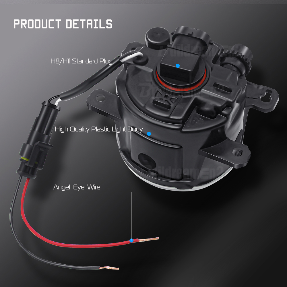 2 X Car Angel Eye Fog Light LE - Car Accessories Xcent 리뷰 및 가격