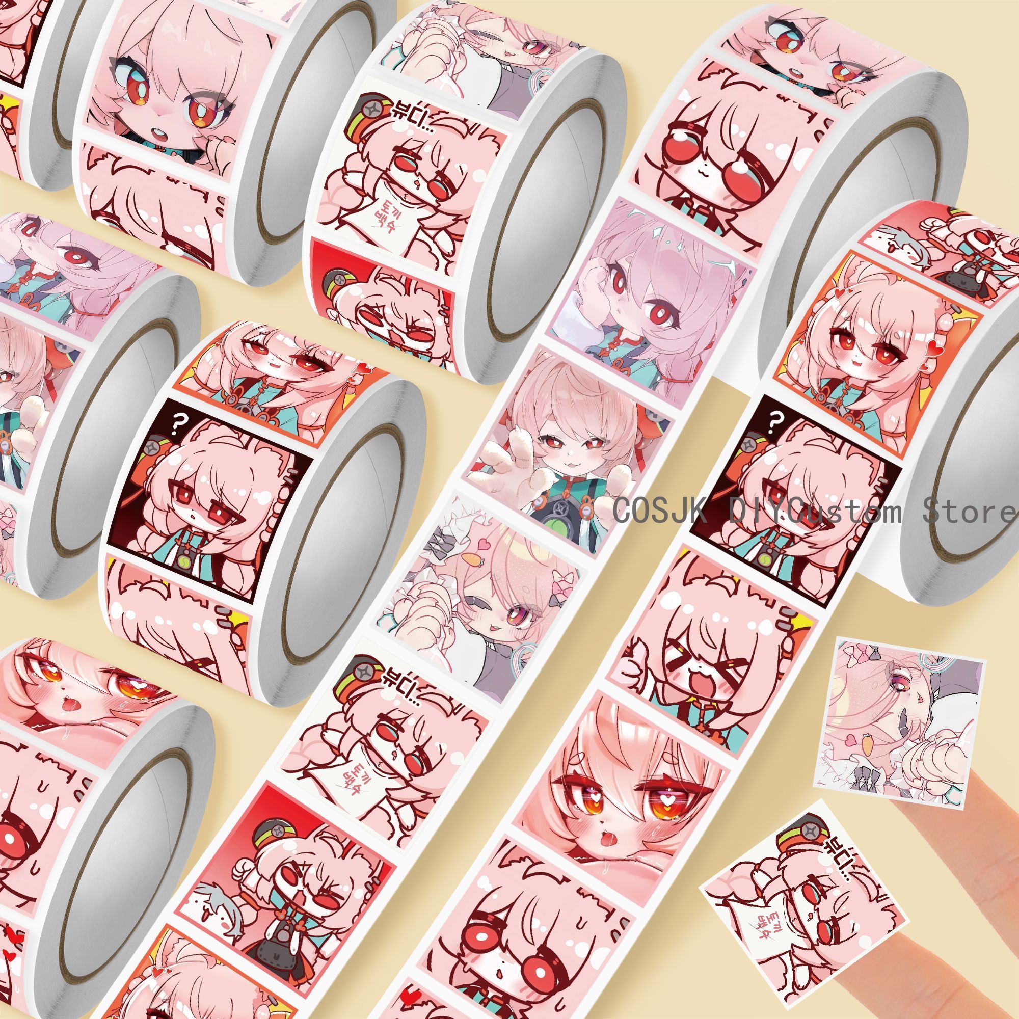 500Pc/Roll Anime Zenless Zone  - Car Accessories Gifts 리뷰 및 가격
