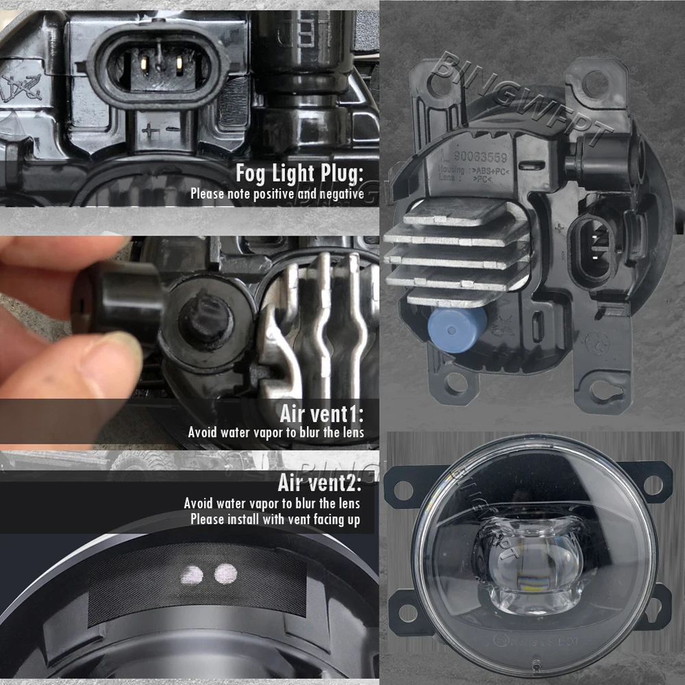 Car LED Lens Fog Lights H11 12 - Car Accessories Xl 리뷰 및 가격