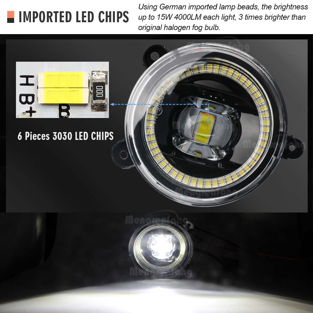 2 X Car Front Fog Light Assemb - Car Accessories Xcent 리뷰 및 가격