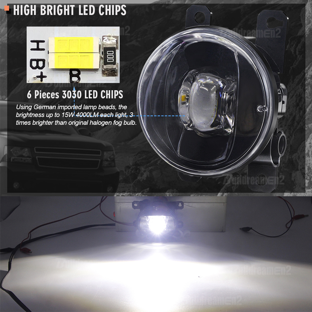 2 X 30W H11 Fog Light DRL For  - Car Accessories Xcent 리뷰 및 가격
