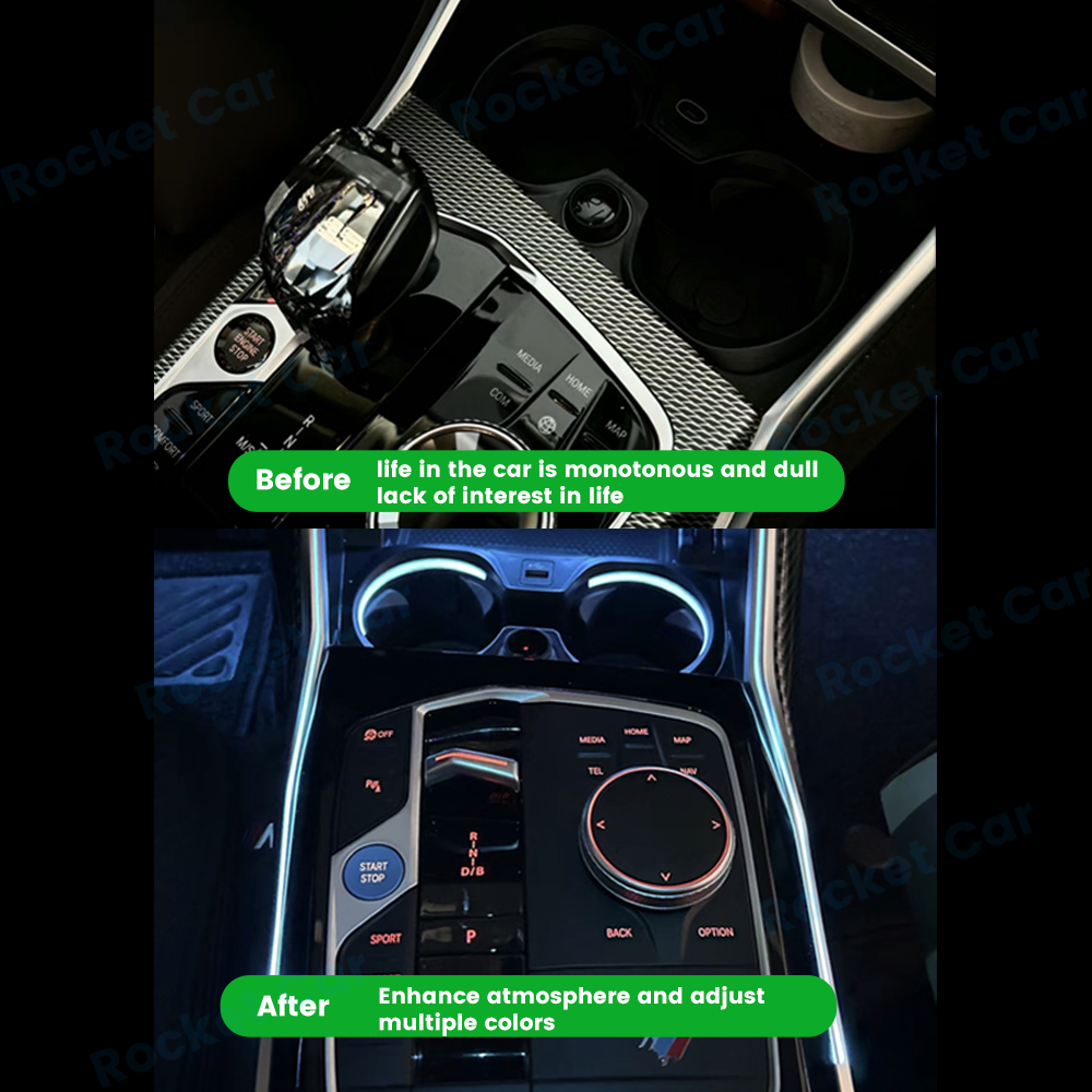LED 11 Colors Decorative Ambie - Car Accessories Light 리뷰 및 가격