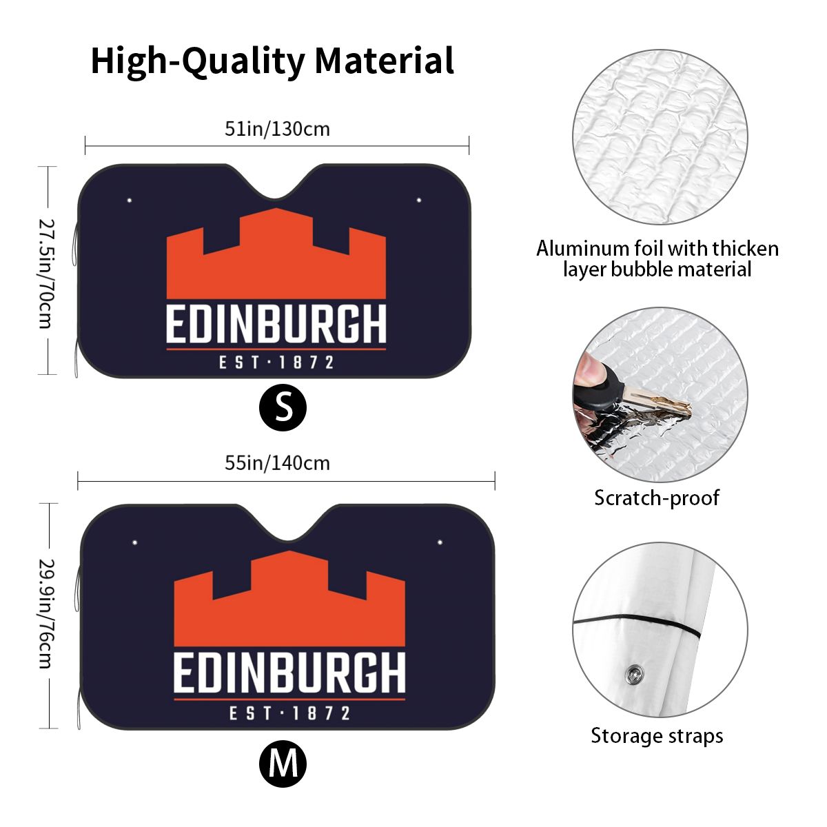 The Edinburgh Rugby Logo 2 Sun - Car Accessories Edinburgh 리뷰 및 가격