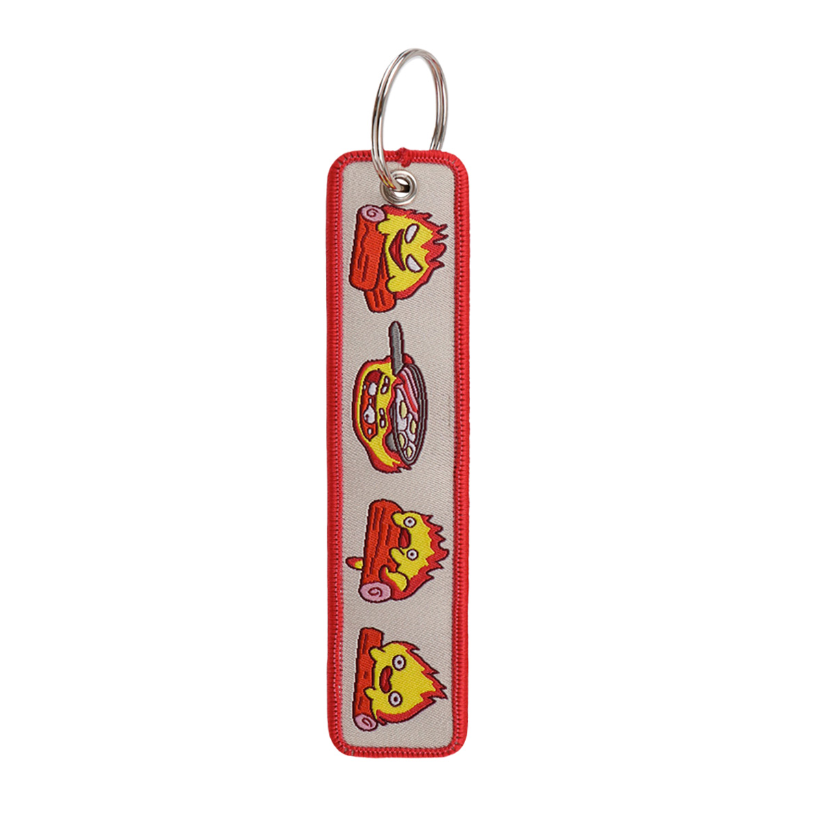 Anime Fire Embroidery Key Fobs - Car Accessories Japan 리뷰 및 가격