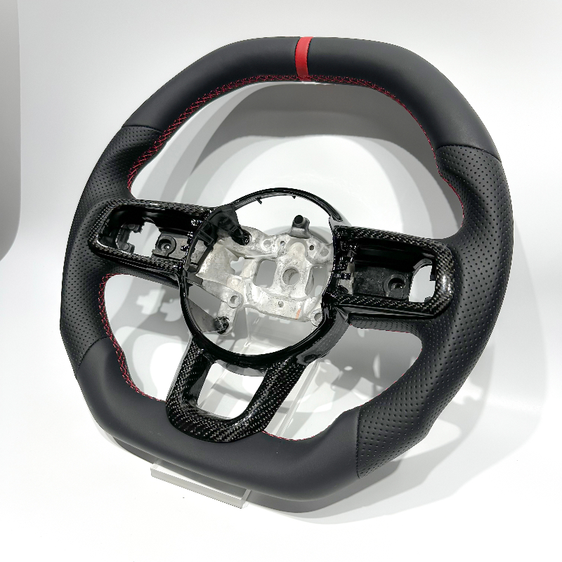 Black Carbon Fiber Trim Cover  - Steering Wheel Cover 리뷰 및 가격
