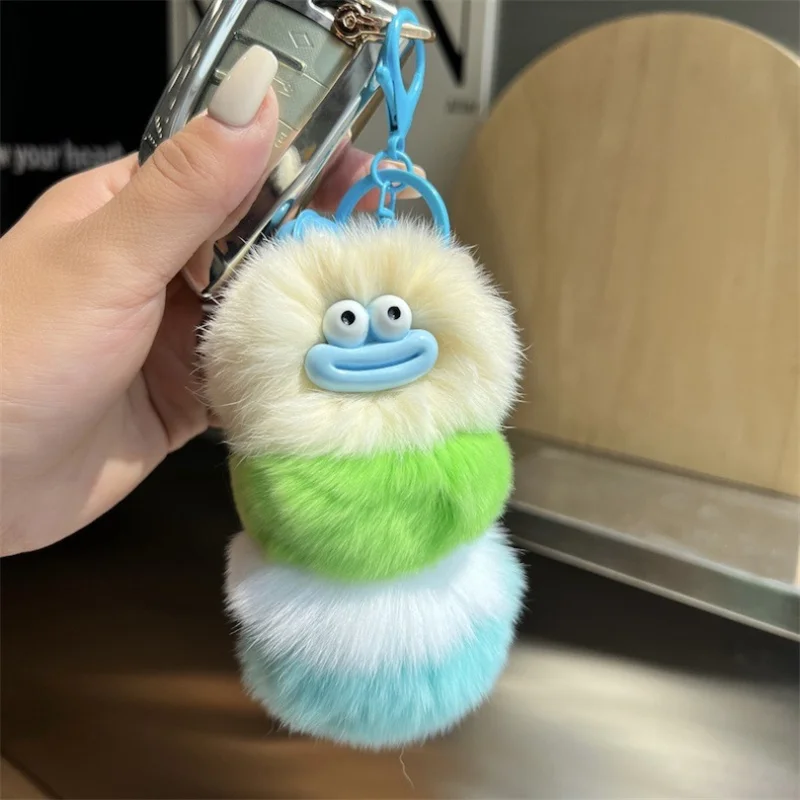 Funny Plush Caterpillar Keycha - Car Accessories Japan 리뷰 및 가격