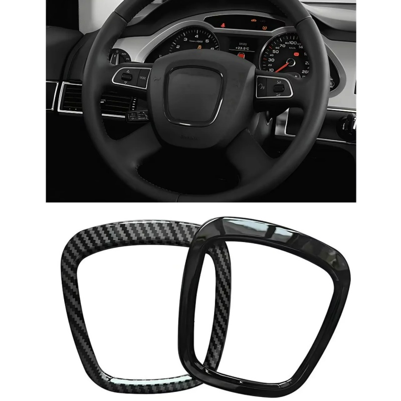 Carbon Fiber /Gloss balck Car  - Steering Wheel Cover 리뷰 및 가격