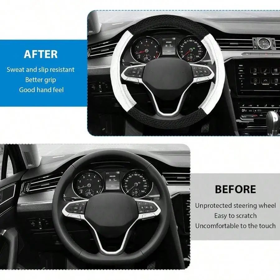 Car Steering Wheel Cover Anti- - Steering Wheel Cover 리뷰 및 가격