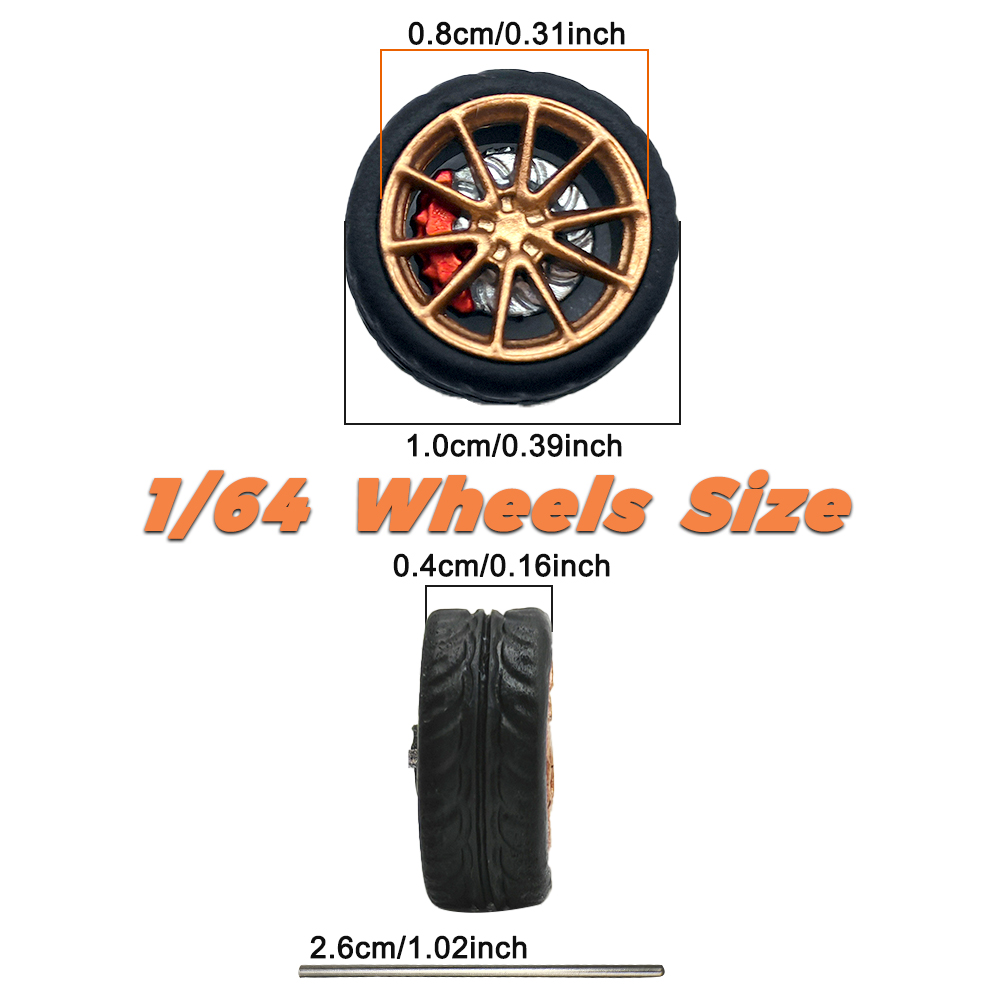 1/64 Model Car Wheels Tires 8  - Car Accessories Gifts 리뷰 및 가격