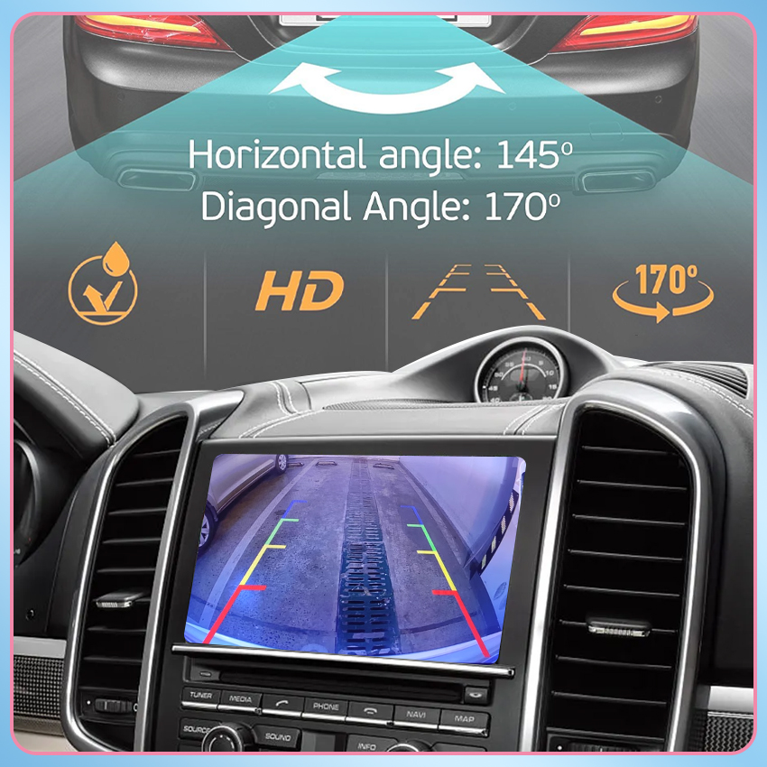 HD CCD 170°Fisheye Rear View C - Car Accessories Xl 리뷰 및 가격