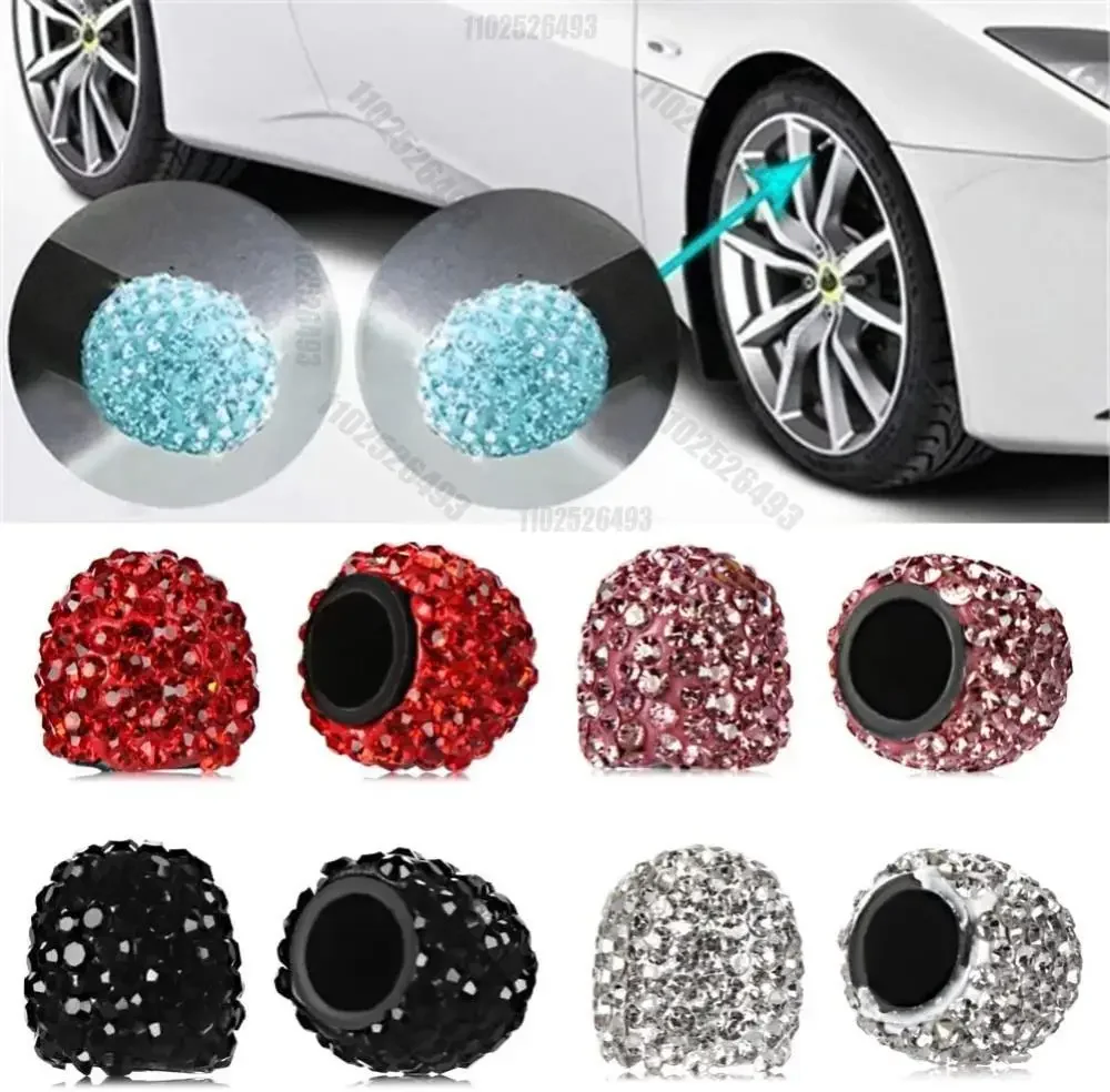 2/4PCS Diamond Car Tire Valve  - Steering Wheel Cover 리뷰 및 가격