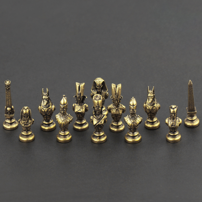 Brass Metal Chess Piece Ancien - Car Accessories Egypt 리뷰 및 가격