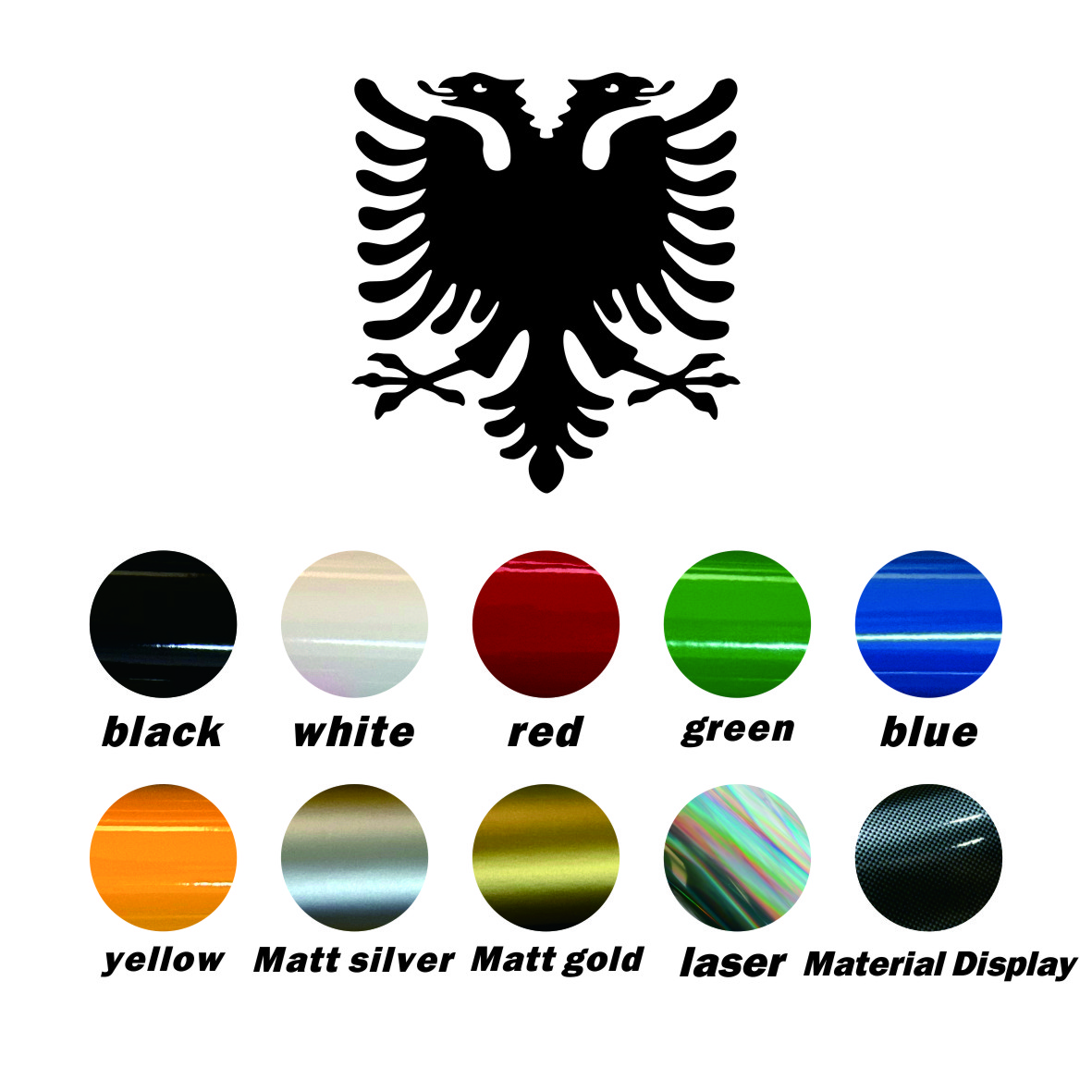 Vinyl Decal Albanian Double He - Car Accessories Lebanon 리뷰 및 가격