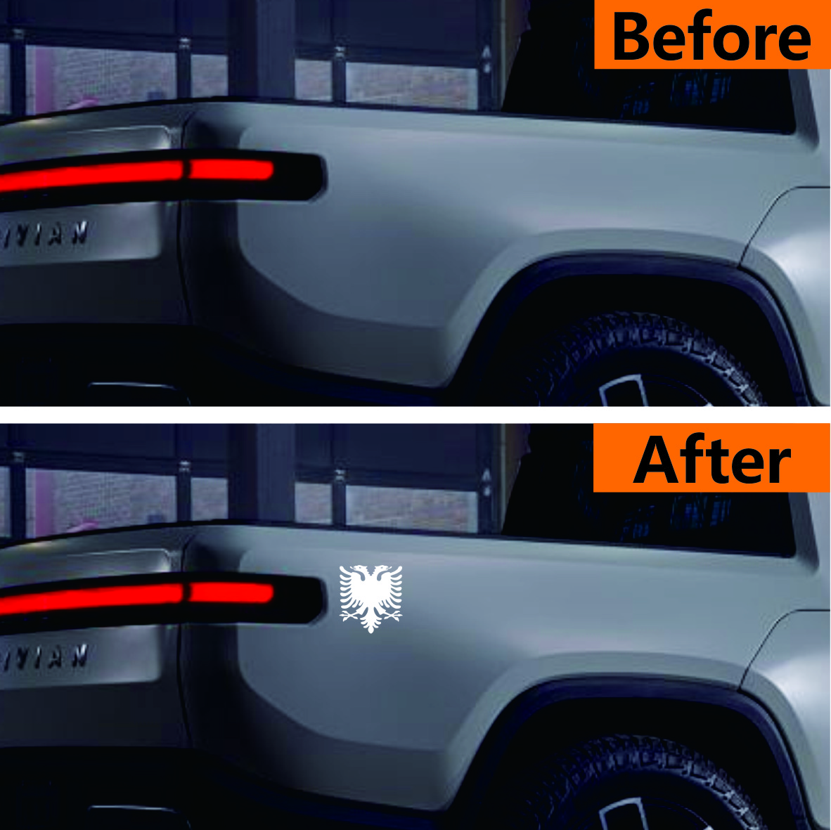 Vinyl Decal Albanian Double He - Car Accessories Lebanon 리뷰 및 가격